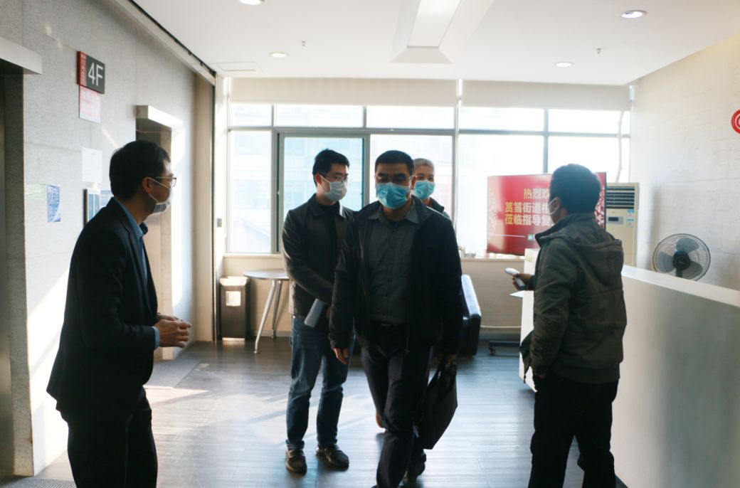 多志成城，携手抗疫 | 筼筜街路主任苏克一行光临南宫NG28领导复工情况